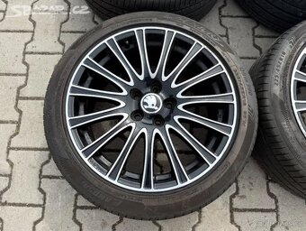 4x al kola 5x112 18 + pneu letní 225/45 R18 - 2