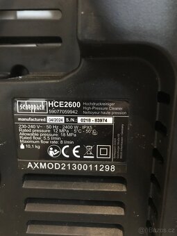 Tlaková myčka Scheppach HCE 2600 - 2