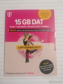 Předplacená SIM karta od T-MOBILU. NOVÉ. - 2