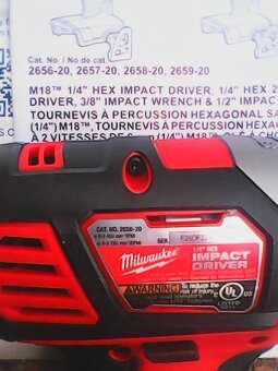 Milwaukee M18 BID-0 aku utahovak 1/4 HEX 180Nm - 2