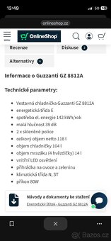 Vestavná lednice - 2