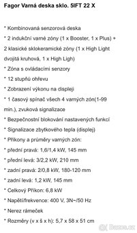 Vestavná varná deska FAGOR - 2