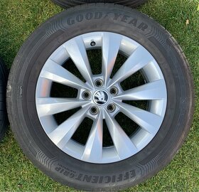 Alu kola Škoda 5x100, R16, letní,TOP - 2