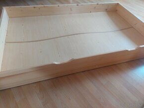 Domestav úložný prostor výsuvný tříčtvrteční 90 cm smrk - 2