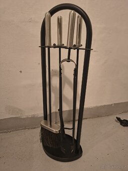Krbové náčiní, nářadí, lopatka, košík na dřevo - 2