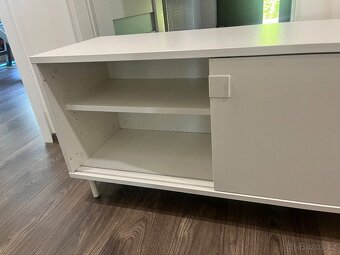 Botník ikea s posuvnými dvířky bílý - 2