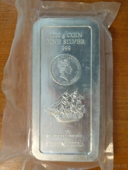 stříbrný slitek 1 kg - 2