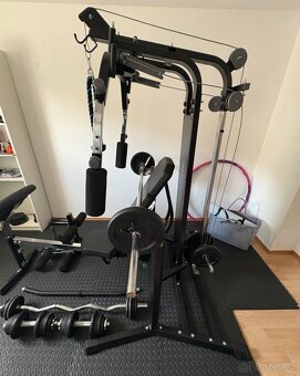 Lavice na posilování + příslušenství, Kettler delta XL - 2