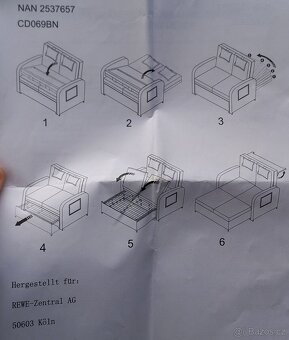 Ratanová pohovka - 2