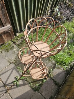 Bambusový stojan na květiny - 2