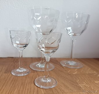 Broušené skleničky na likér 2 x 6 kusů - 2