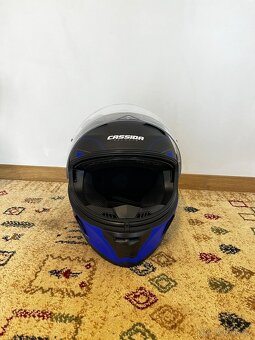 Přilba Cassida 3.0 RoxoR - černo modrá + pinlock - 2