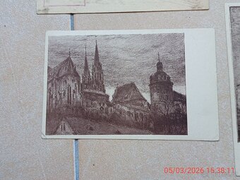 Pohlednice prošlá poštou. - 2