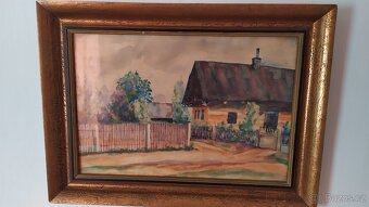 Originál starý obraz - 2