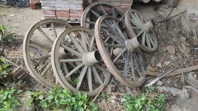 Stará loukoťová kola, loukoťové kolo, dřevěná kola - 2