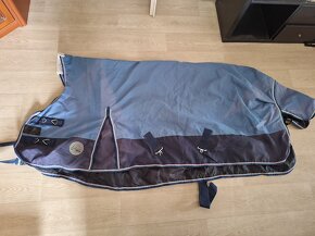 Výběhová deka 125 cm podšitá fleece - 2