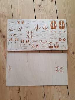 Edukativni drevene puzzle/vkladacka - 2
