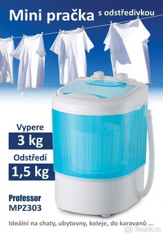 Mini pračka s odstředivkou - Professor MPZ303 - 2