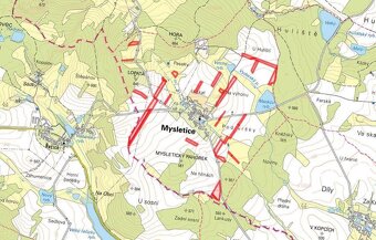 Zemědělská půda, prodej, Mysletice, Jihlava - 2