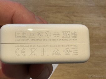 Apple 70W adapter na MacBook (zaruka do 9. 12. 2026) - 2