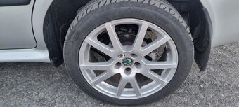 Alu Spider 17"5x100 letní pneu 225/45/17 - 2