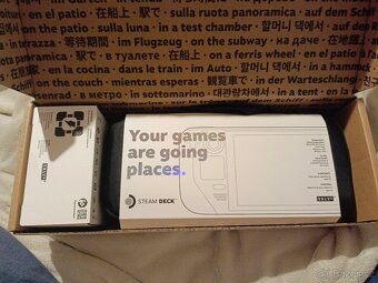 Steam deck LCD - 256 GB + 1 TB SD - perfektní stav - 2