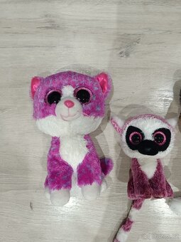 Plyšáci TY 24 cm + menší lemur zdarma - 2