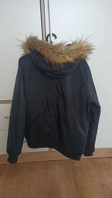 Černá teplá dámská bunda s kožíškem Dorothy Perkins 14 XL - 2