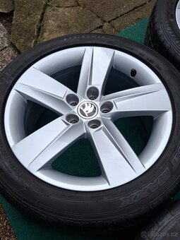 ALU KOLA ŠKODA RAPID / FABIA III.+LETNÍ PNEU-- 215/45/R16 " - 2