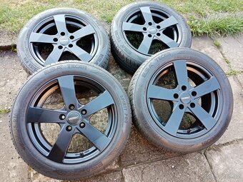 Obutá Alu kola 16ky 5x112 ŠKODA AUDI VW MERCEDES SEAT BMW - 2