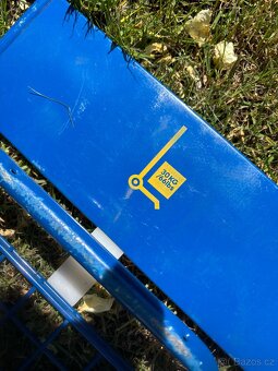 Vozík Ikea na kolečkách skládací modrý - 2