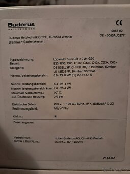 Plynový kotel Buderus Logamax Plus GB112-24 G20 - 2