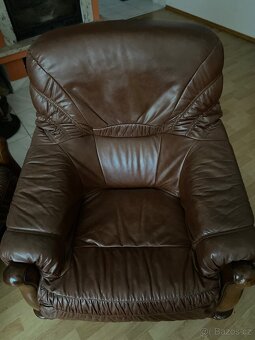 Kožená sedací souprava 3+1+1 - 2