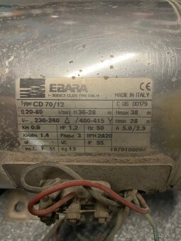 Čerpadlo ebara CD  70/12 celonerezové - 2