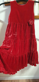 Sametové šaty vel. 140 - 2