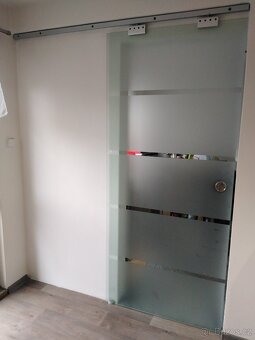 Skleněné posuvné dveře 2ks - 2
