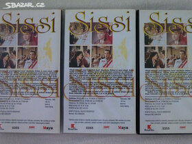 VHS originál SISSI (komplet) - 2