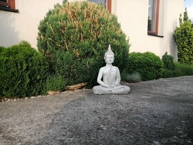 Buddha velký z betonu - Nový - výška 60 cm - 2
