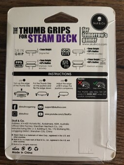 SkullnCo Thumb Grip Set for Steam Deck/OLED/ROG Ally/X (6pcs - 2