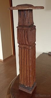 Stará vyřezávaná soška Krakonoše, výška 44cm - 2