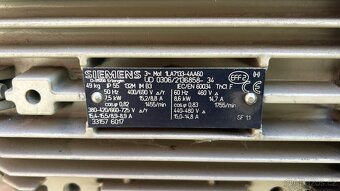 Elektro motor simens D-91056 Erlangen - 2