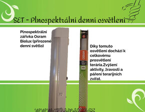 Terarijní vybavení - Plnospektrální osvětlení Osram Biolux - 2