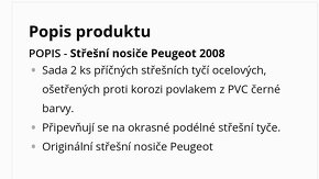 Střešní nosiče Peugeot 2008 (2013-2019) - 2