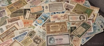 KONVOLUT BANKOVEK 450Ks PO SBĚRATELI - 2