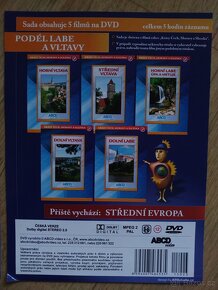 10x nová DVD - české řeky - 2