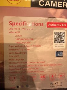 Akcni wifi kamera 4k dalkove spusteni - 2