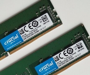 paměť RAM 2x4GB DDR4-2400 MHz Crucial - 2