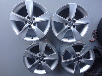 Sada 4x al disků ALORE 16" ORIGINAL SKODA FABIA III, RAPID - 2