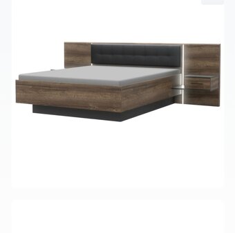 Postel 180x200 + lavice s úložným prostorem - 2