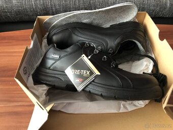 Celokožené polobotky Prabos S74622 MERANO GTX black velikost - 2